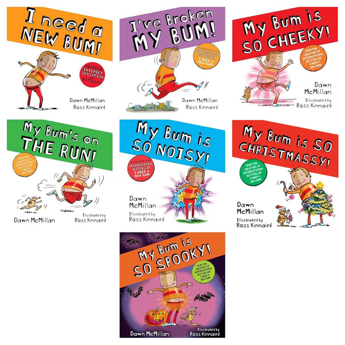 New Bum Series By Dawn McMillan 7 Books Collection Set - Ages 2-6 - Paperback 0-5 Scholastic