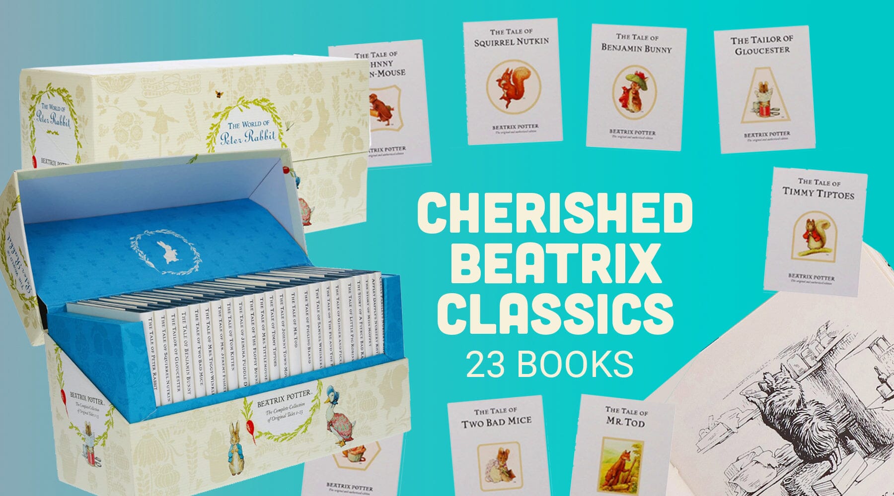 Books2Door　World　—　Rabbit　Potter　of　Beatrix　Peter　by