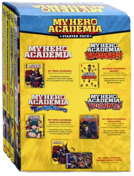 My Hero Academia Series by Kohei Horikoshi: 4 Books Collection Set - Ages 14-17 - Paperback Graphic Novels Viz Media, Subs. of Shogakukan Inc