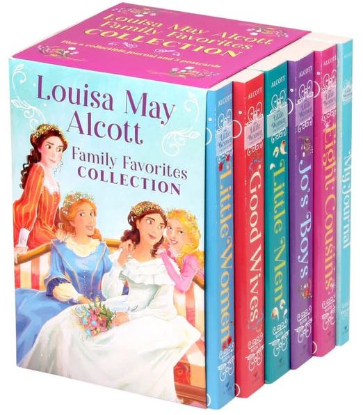 Louisa May Alcott Family Favorites Collection 6 Books Box Set - Ages 8-12 - Paperback