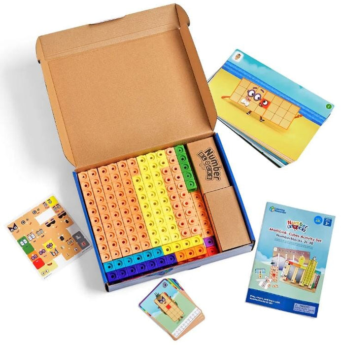 MathLink Cubes Numberblocks 21-30 Activity Set by Learning Resources - Ages 3+ 0-5 Learning Resources