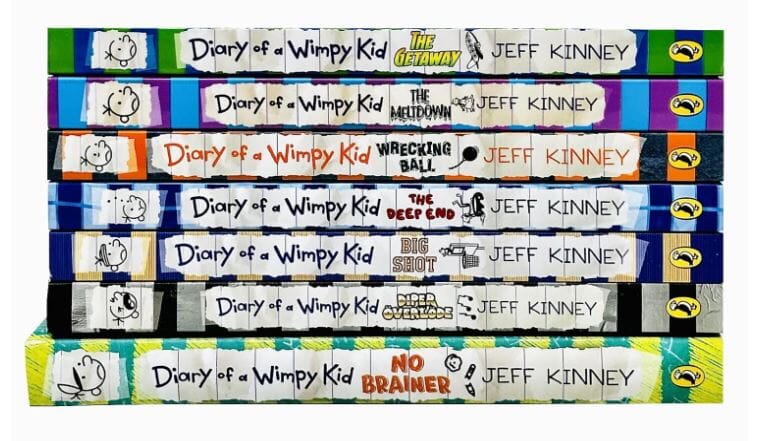 Diary of a Wimpy Kid By Jeff Kinney: 12-18 Collection Set - Age 7-12 - Paperback/Hardback 7-9 Penguin Random House Children's UK