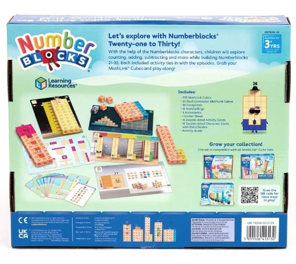 MathLink Cubes Numberblocks 21-30 Activity Set by Learning Resources - Ages 3+ 0-5 Learning Resources