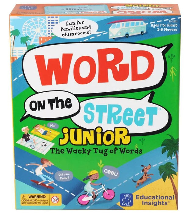 Word on the Street® Junior: The Wacky Tug Of Words Game By Educational Insights - Ages 7+ 7-9 Educational Insights