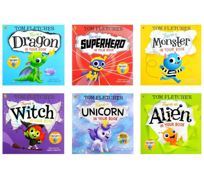 Whos in Your Book Series By Tom Fletcher: illustrated 6 Books Collection Set - Ages 2-5 - Paperback/Board book 0-5 Penguin Random House