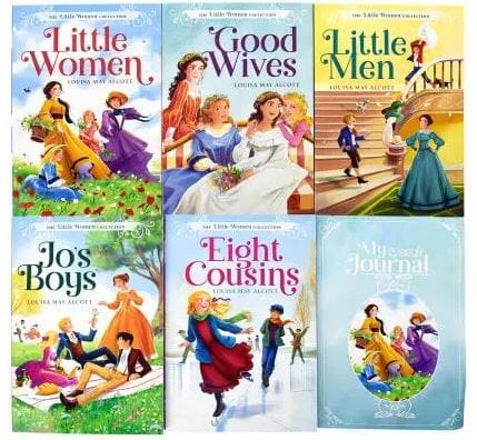 Louisa May Alcott Family Favorites Collection 6 Books Box Set - Ages 8-12 - Paperback 9-14 Simon & Schuster