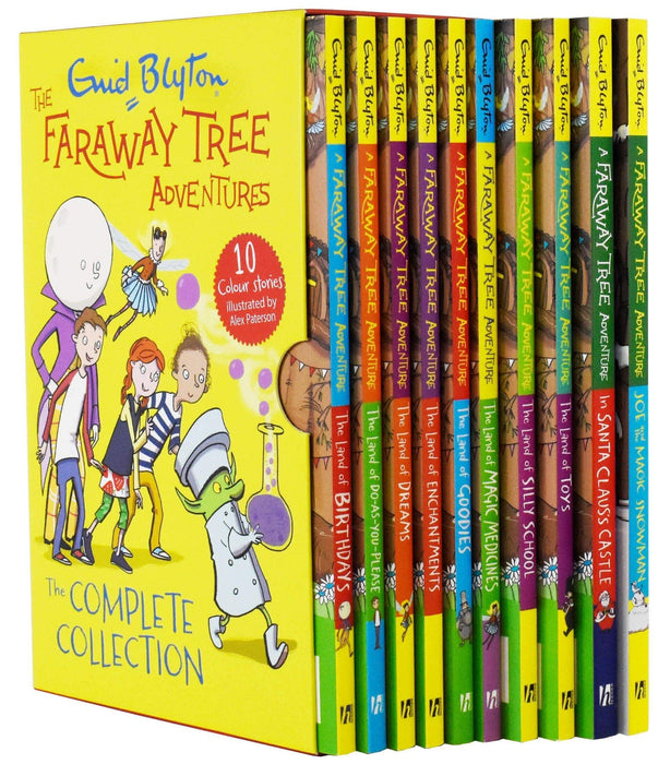 The Faraway Tree Adventures by Enid Blyton 10 Colour Stories Books Box Set - Age 7-9 - Paperback 7-9 Hodder Children’s Books