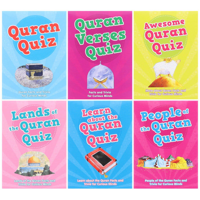 My First Quran Quiz Collection By Saniyasnain Khan 6 Packs Box Set - Ages 5+ 5-7 Good Word Books