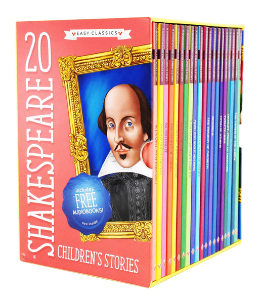 20 Shakespeare Easy Classics Childrens Stories The Complete Collection - Includes FREE (QR codes) - Age 7+ - Hardback 7-9 Sweet Cherry Publishing