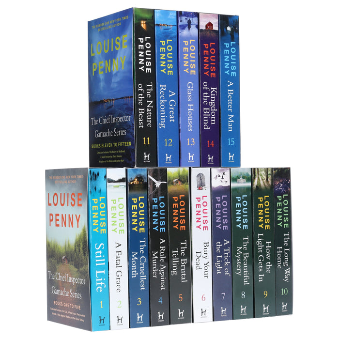 Chief Inspector Gamache Mystery Series (Book 1-15) by Louise Penny: 15 Books Collection Box Set - Fiction - Paperback Fiction Hachette