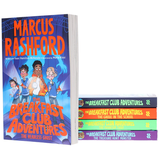 The Breakfast Club Adventures Series By Marcus Rashford 5 Books Collection Set - Ages 8-11 - Paperback 9-14 Macmillan