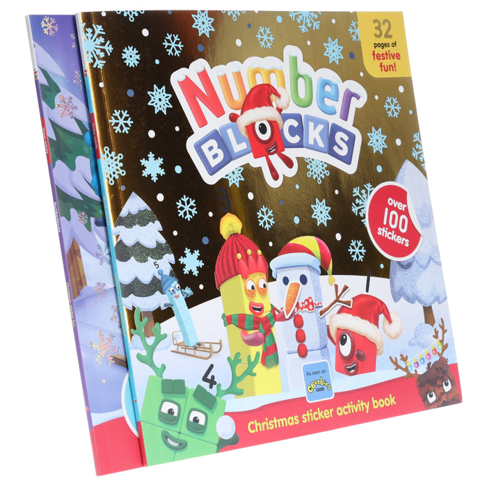 Numberblocks Christmas Sticker Activity & Fun 2 Books Collection Set - Ages 0-5 - Paperback 0-5 Sweet Cherry Publishing