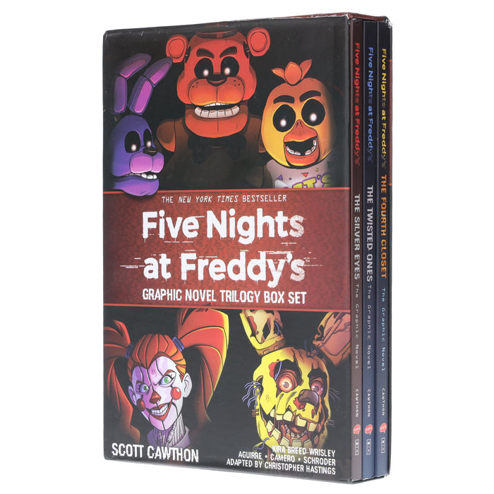 Five Nights At Freddy's Series By Scott Cawthon 3 Books Collection Graphic Novel Box Set - Age 12+ - Paperback Graphic Novels Scholastic