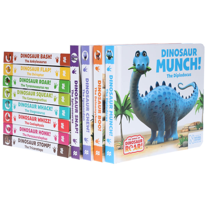 The World of Dinosaur Roar! Series By Peter Curtis & Jeanne Willis 12 Books Collection Set - Ages 2-6 - Board Book 0-5 Hachette