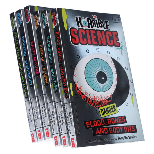 Horrible Science by Nick Arnold: 6 Books Collection Set - Ages 7-12 - Paperback 9-14 Scholastic