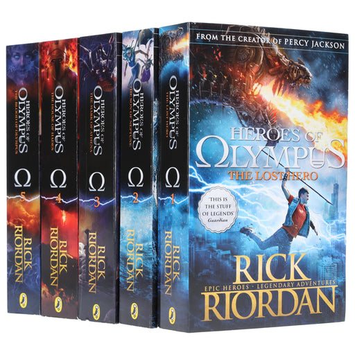 Heroes of Olympus By Rick Riordan Complete Collection 5 Books Set - Age 9-14 - Paperback 9-14 Penguin