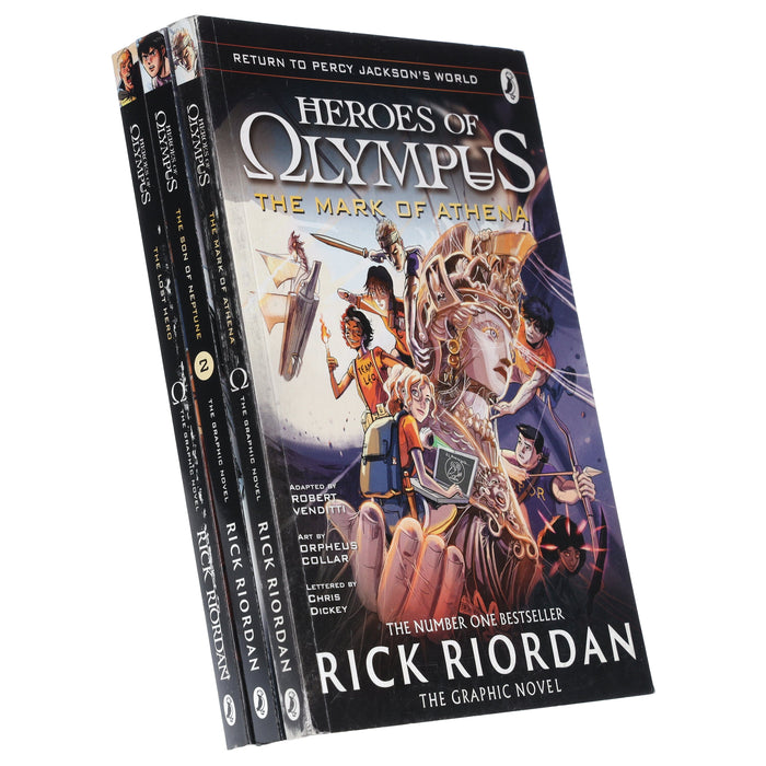 Heroes Of Olympus By Rick Riordan - 3 Books — Books2Door