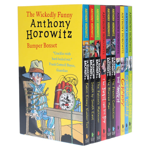 The Wickedly Funny Anthony Horowitz 10 Books Box Set - Childrens Fiction - Ages 8-12 - Paperback 9-14 Walker Books Ltd