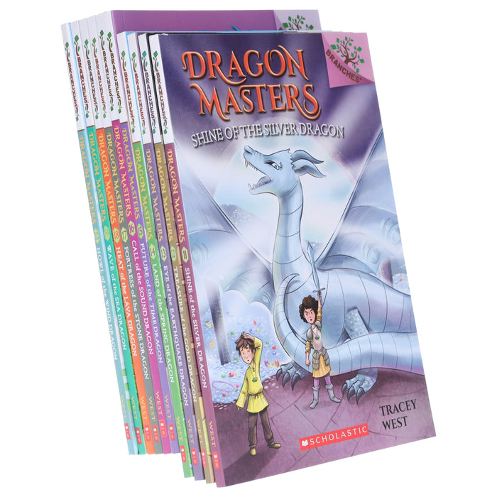 Dragon Masters Series (Book 11-20) By Tracey West 10 illustrated Books Collection Set - Ages 6-9 - Paperback 7-9 Scholastic