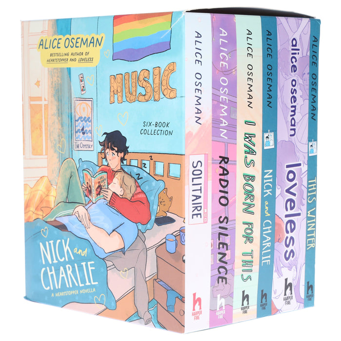 Alice Oseman 6 Books Collection Box Set (Solitaire, Radio Silence, I Was Born For This, Loveless, Nick and Charlie, This Winter) - Ages 13+ - Paperback Fiction HarperCollins Publishers