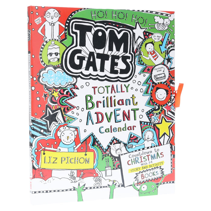 Tom Gates Advent Calendar: Christmas Countdown With 24 Story and Activity Books - Ages 8+ - Hardcover B2D DEALS Scholastic