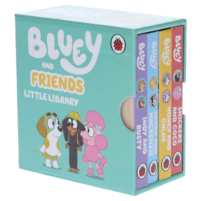 Bluey: Bluey and Friends Little Library 4 Books Collection Set - Ages 0-3 - Board Book 0-5 Penguin