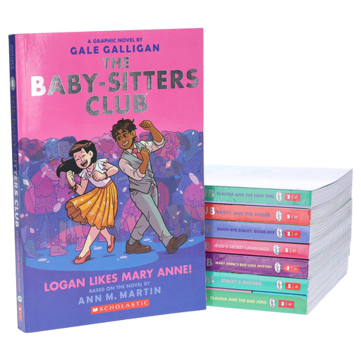 The Baby-Sitters Club Graphic Novels (Book 8-15) by Ann M. Martin: 8 Books Collection Set - Ages 8-12 - Paperback 9-14 Scholastic