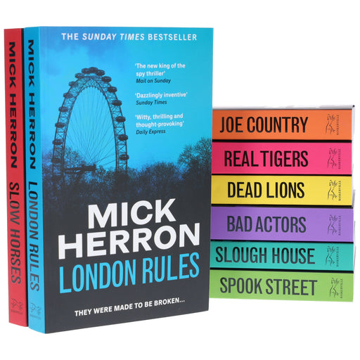 Slough House Series: Book 1-8 by Mick Herron Complete Collection 8 Books Set - Fiction - Paperback Fiction Hachette Books