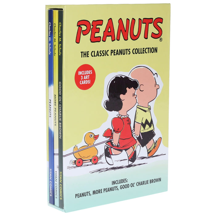 Peanuts: The Classic Collection (Includes 3 Art Cards!) 3 Books Boxed Set - Ages 4-8 - Paperback 7-9 Titan Comics