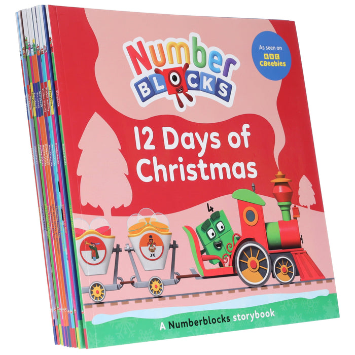 Numberblocks, Alphablocks and Colourblocks Christmas Countdown Collection 10 Books Set - Ages 3+ - Paperback 0-5 Sweet Cherry Publishing