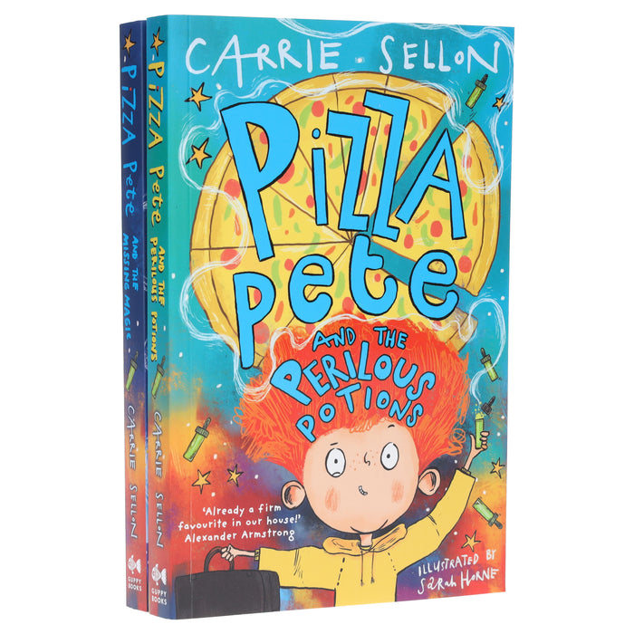 Pizza Pete Series By Carrie Sellon: 2 Books Collection Set - Ages 9-12 - Paperback