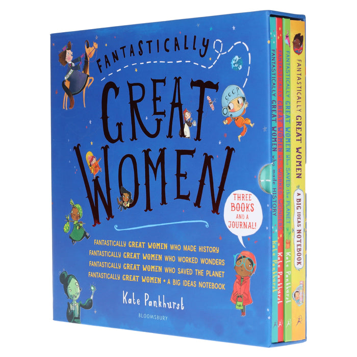 Fantastically Great Women By Kate Pankhurst 4 Books Collection Box Set - Ages 7-9 - Hardback 7-9 Bloomsbury Publishing PLC