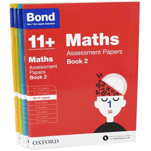 Bond 11+ Assessment Papers Book 2 (10-11 Years) 4 Books Collection by Oxford - Paperback 9-14 Oxford University Press