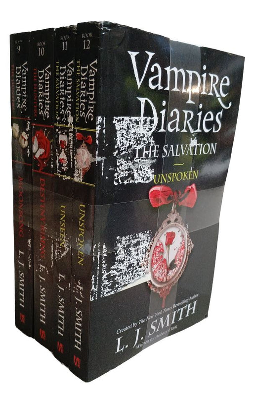 Damaged - Vampire Diaries The Complete Collection 4 Books Set by L. J. Smith - Ages 12+ - Paperback Young Adult Hodder & Stoughton
