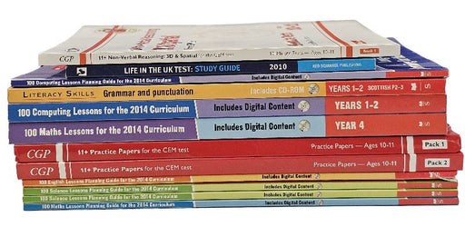 JOBLOT NUMBER 10 : 18 Educational Books Collection - Paperback B2D DEALS Books2Door