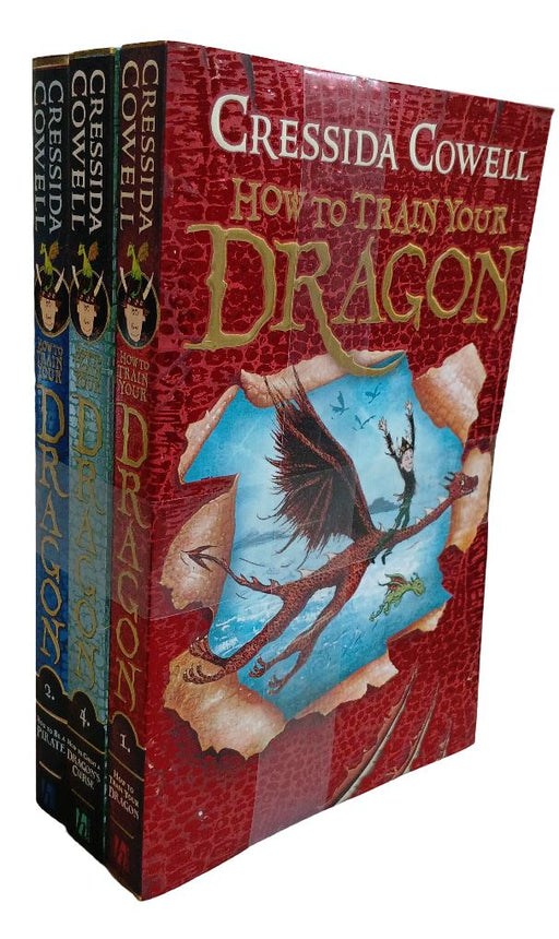 Damaged - How To Train Your Dragon 3 Books Collection by ‎Cressida Cowell - Ages 9-14 - Paperback 9-14 Hodder & Stoughton
