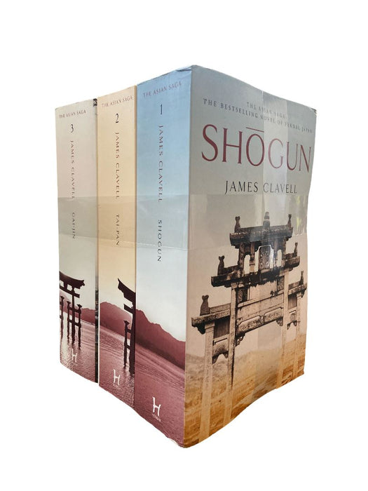 Damaged - Shogun by James Clavell: The Asian Saga 3 Books Collection Set - Fiction - Paperback Fiction Hachette