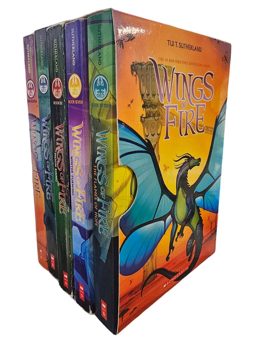 Damaged - Wings of Fire Series by Tui T. Sutherland: 5 Books Set - Ages 8-12 - Paperback 9-14 Scholastic