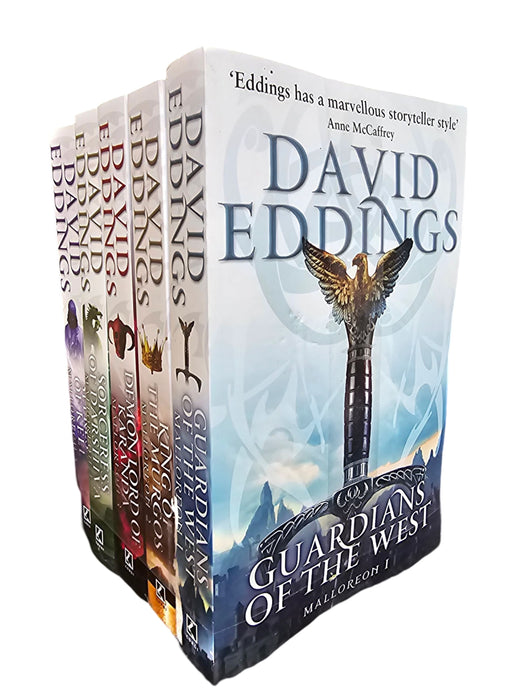 Damaged - The Malloreon Series Collection 5 Books Set by David Eddings - Young adult - Paperback Fiction Corgi Books