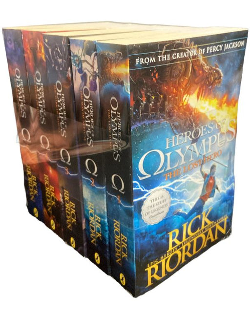 Damaged - Heroes of Olympus Complete Collection 5 Books Set By Rick Riordan - Age 9-14 - Paperback 9-14 Penguin