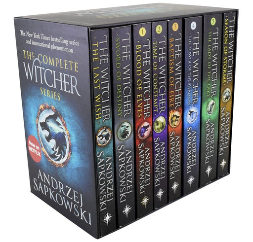 The Witcher Complete Series By Andrzej Sapkowski 8 Books Box Set Collection - Fiction - Paperback B2D DEALS Gollancz