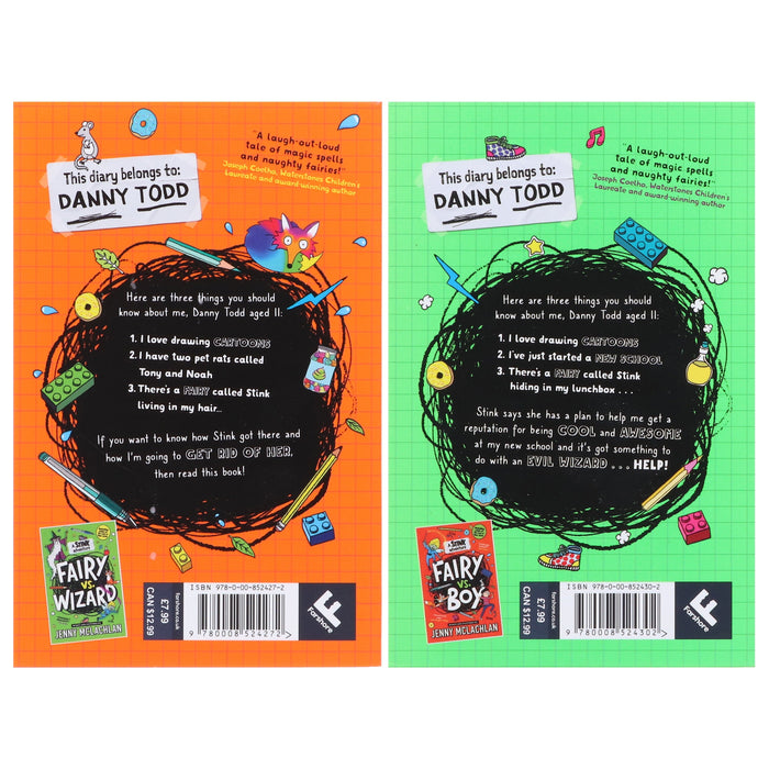 A Stink Adventure Series By Jenny McLachlan illustrated 2 Books Collection Set - Ages 7-11 - Paperback 7-9 HarperCollins