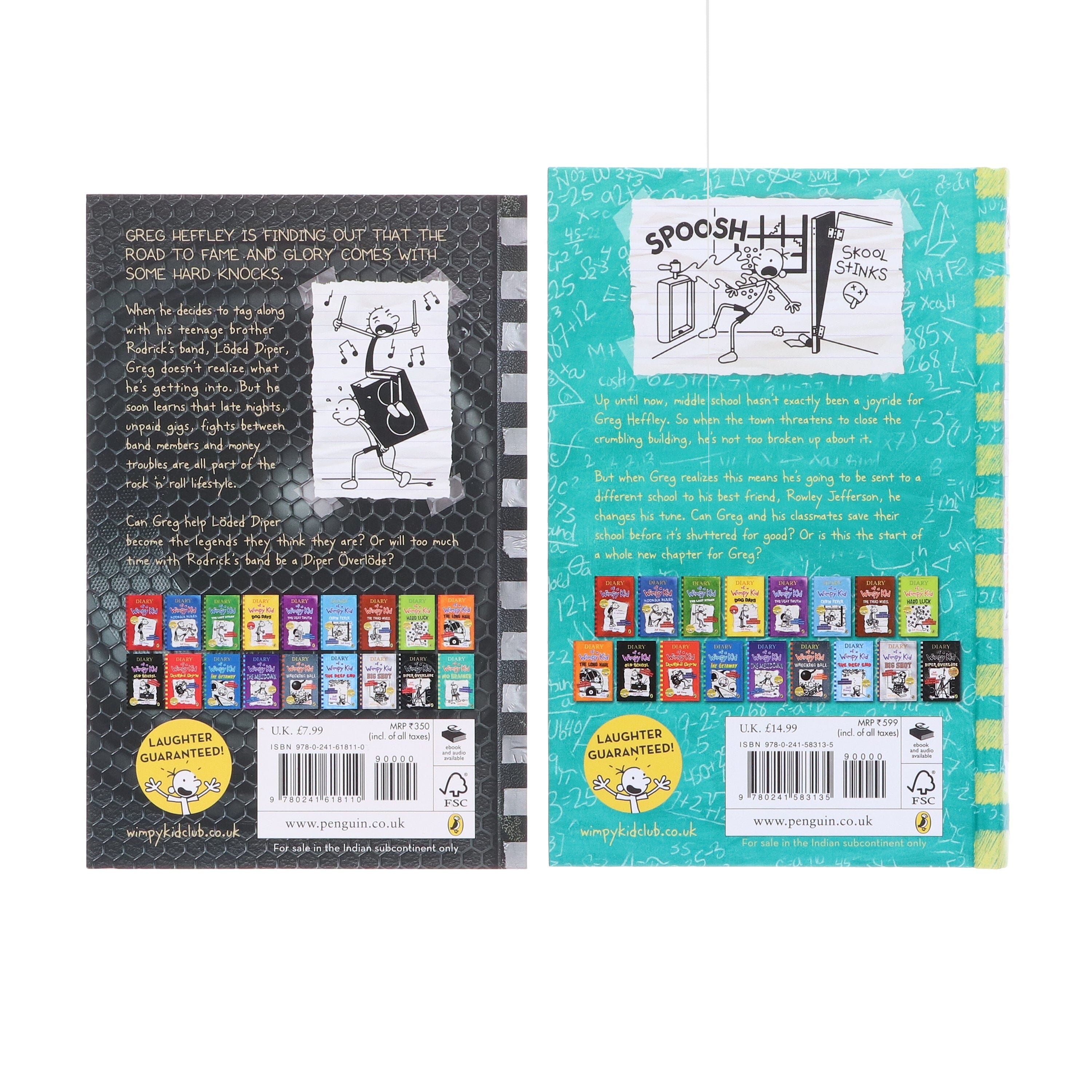 Diary of a Wimpy Kid by Jeff Kinney 12 Books Collection Box Set