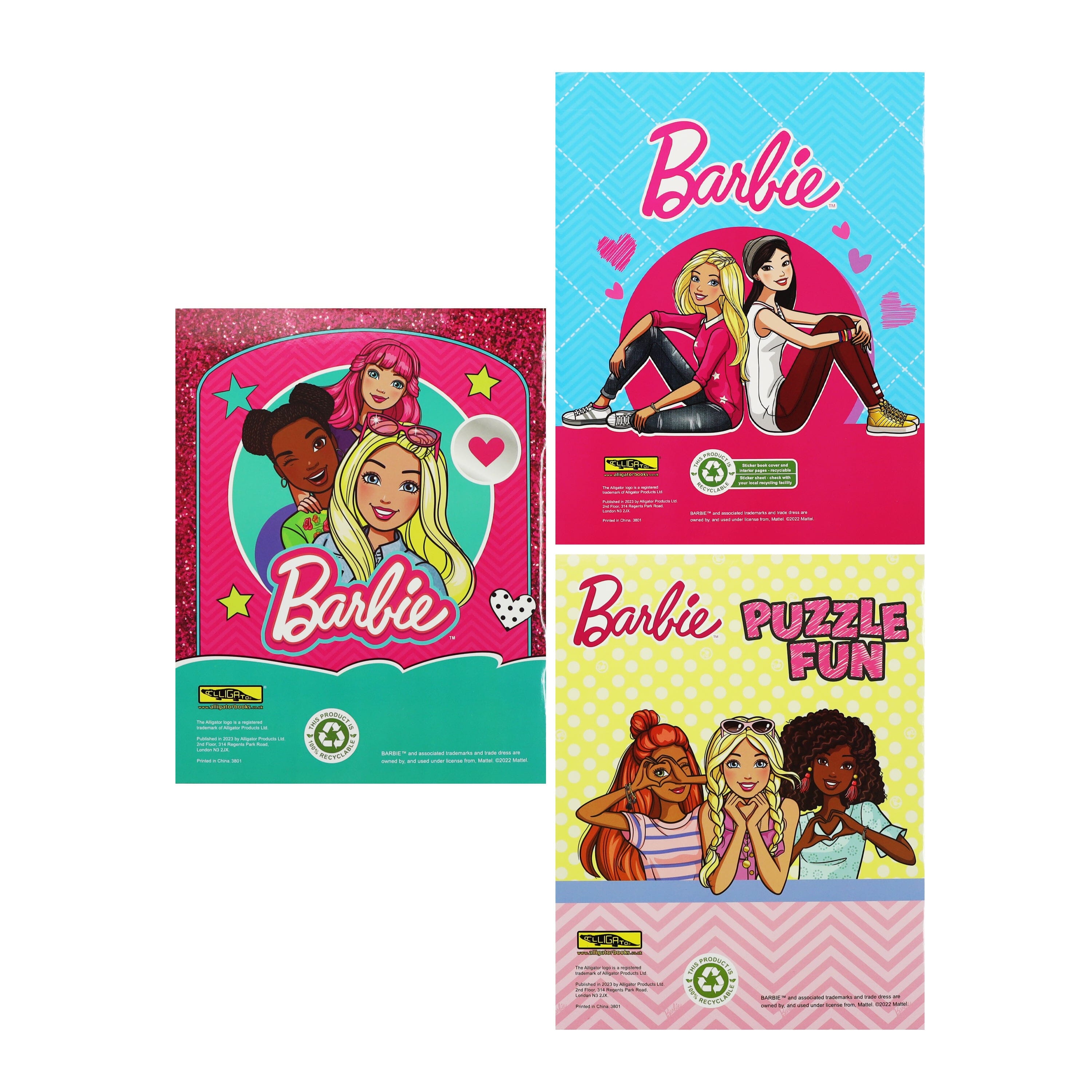 Barbie Coloring Books for Kids Ages 4-8 - Bundle with Barbie Activity Book with Puffy Stickers Plus Barbie Play Pack, More | Barbie Activity Set for