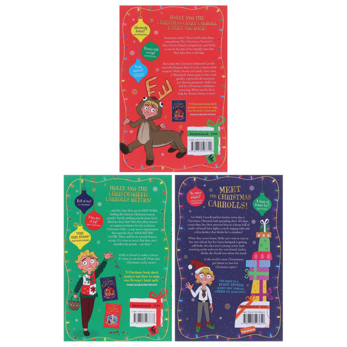 The Christmas Carrolls Series By Mel Taylor-Bessent 3 Books Collection Set - Ages 8-12 - Paperback 9-14 HarperCollins Publishers