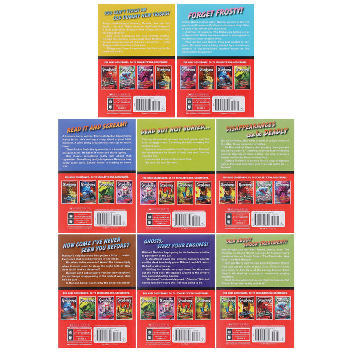 The Goosebumps Series By R. L. Stine 8 Books Collection Box Set - Ages 8-11 - Paperback 9-14 Scholastic