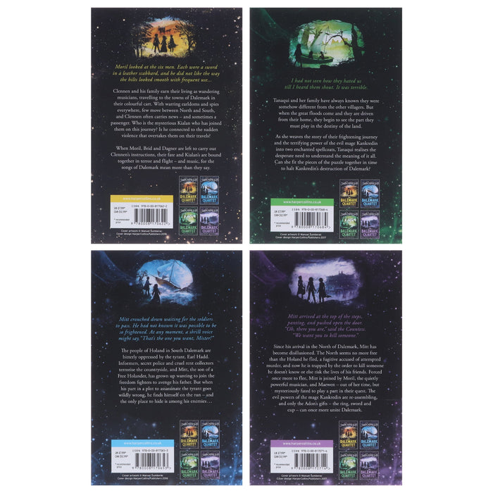 Dalemark Quartet Series by Diana Wynne Jones 4 Books Collection Set - Ages 9-11 - Paperback 9-14 HarperCollins Publishers