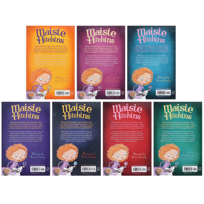 Maisie Hitchins Series 7 Books Collection Set By Holly Webb - Ages 7-12 - Paperback 7-9 Stripes (Little Tiger Press Group)
