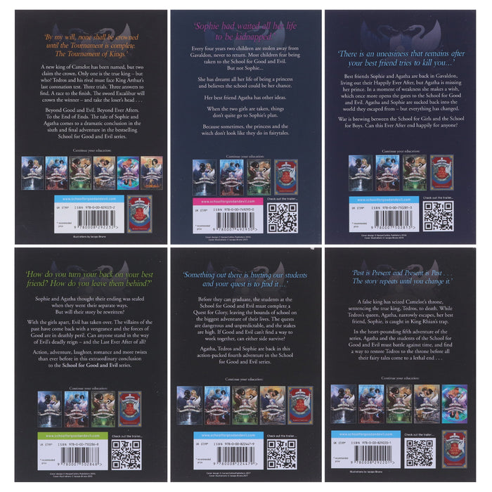 The School for Good and Evil Complete Collection by Soman Chainani 6 Books Set - Ages 8-12 - Paperback 9-14 HarperCollins Publishers