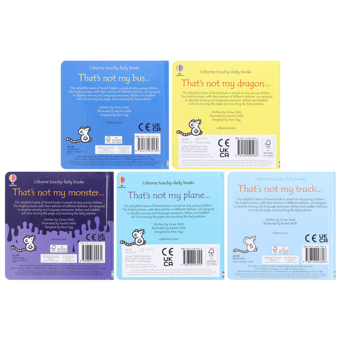 Usborne touchy feely books: That's not my... Collection 2: 5 Books Set - Ages 0-3 - Board Book 0-5 Usborne Publishing Ltd